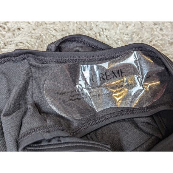 Adore Me One Piece Lace Up Halter One Piece Swimsuit Black Large - Picture 8 of 9